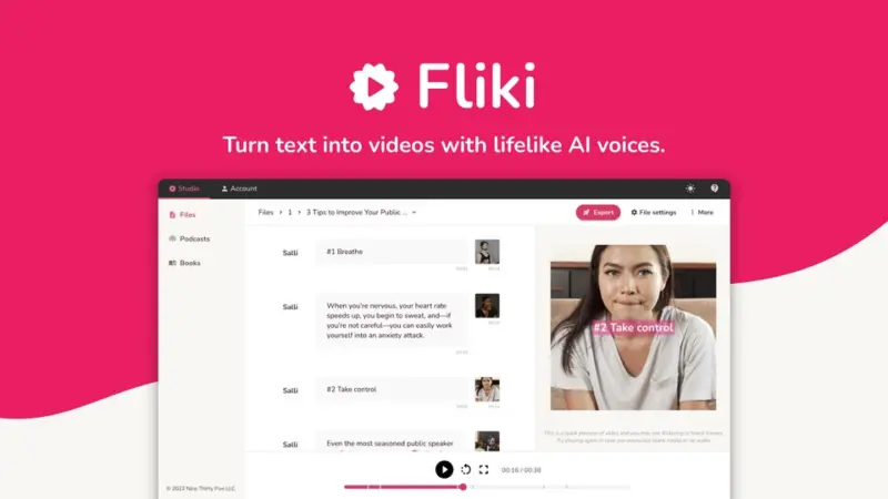 Generator Video Ai Fliki